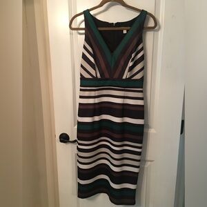 Eva Mendes Striped Dress Size S